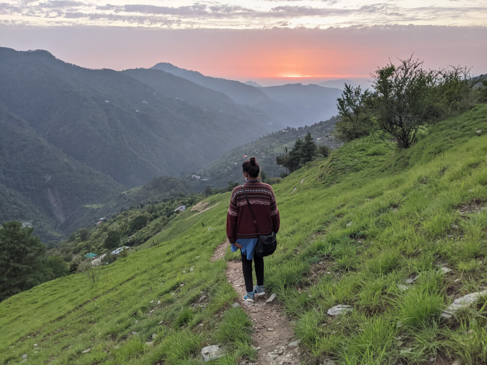 walking home in gagal near mashobra shimla himachal