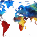 map of the world with different colors to represent different country.png