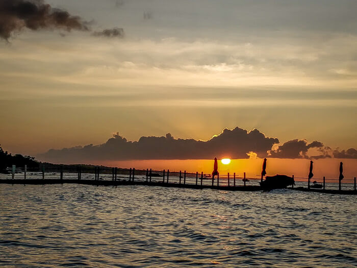 molten golden sunset nusa penida island bali