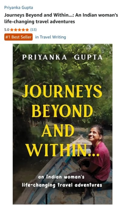 number one bestselling travel memoir by indian author journeys beyond and within