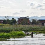 woman+rowing+inle+lake+myanmar