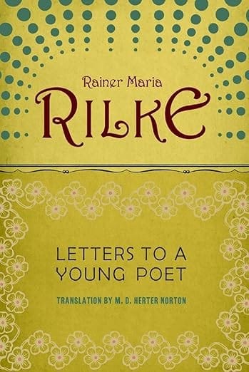 letters to a young poet book cover rainer maria rilke put in quotes with deep meaning piece