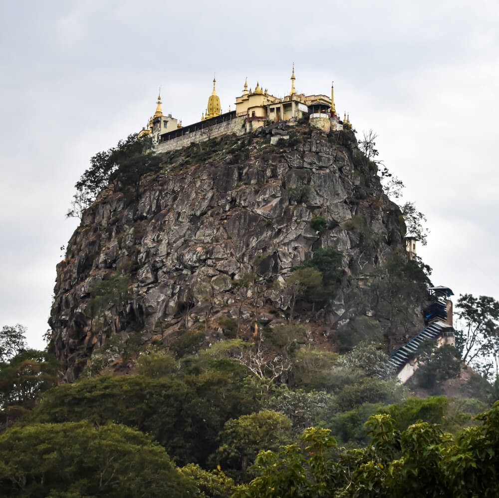 Saying Goodbye to Myanmar at Mount Popa Bagan