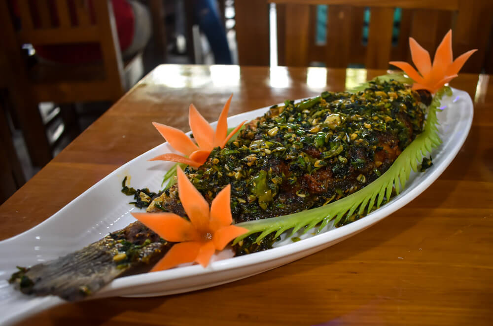 12 Myanmar Traditional Food – Eating My Way Through Burma 38 burmese-food-grilled-fish-yangon-restaurant
