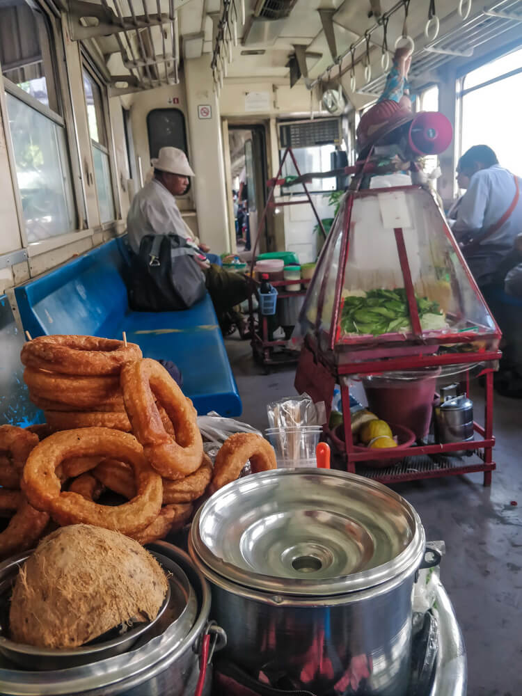 yangon street food fried snacks .j