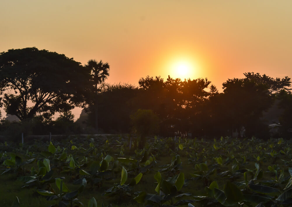 irrawaddy river sunset burma