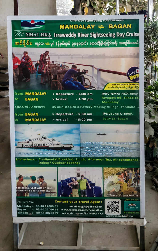 mandalay burma ferry to innwa information
