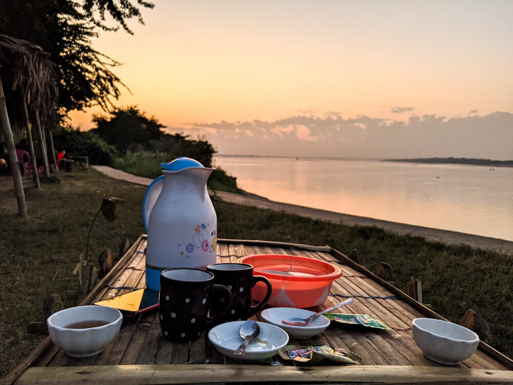 A Stunning Sunset at Mandalay's Irrawaddy River 17 tea on irrawaddy banks mandalay.jpg