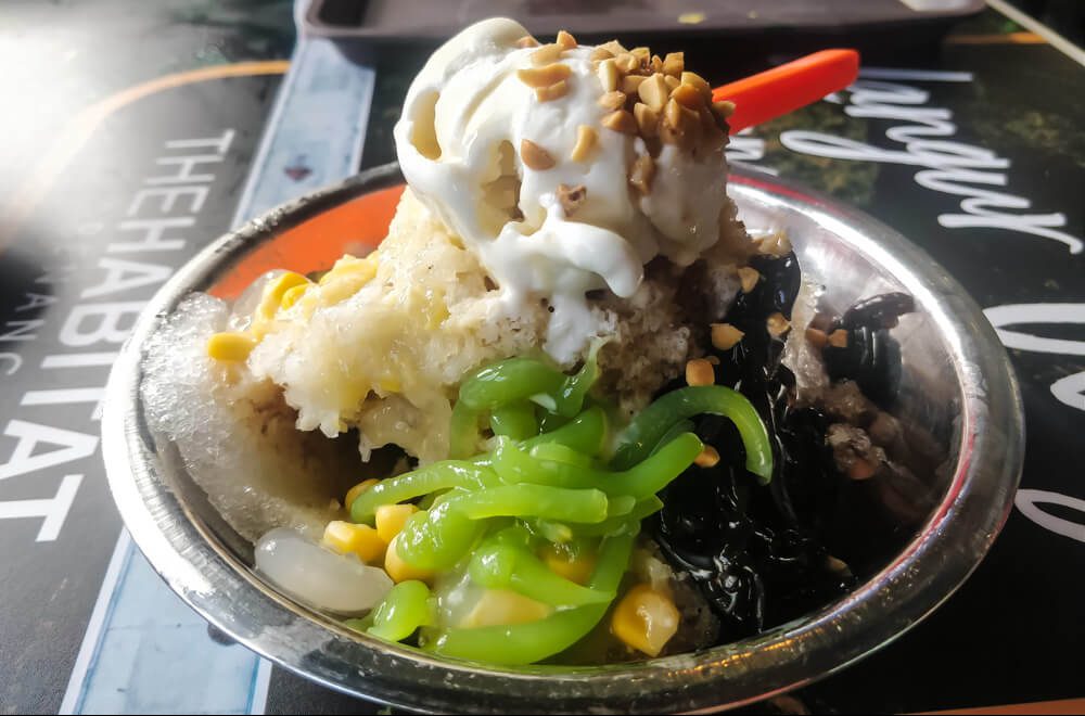 Ais kacang on top of Penang hill