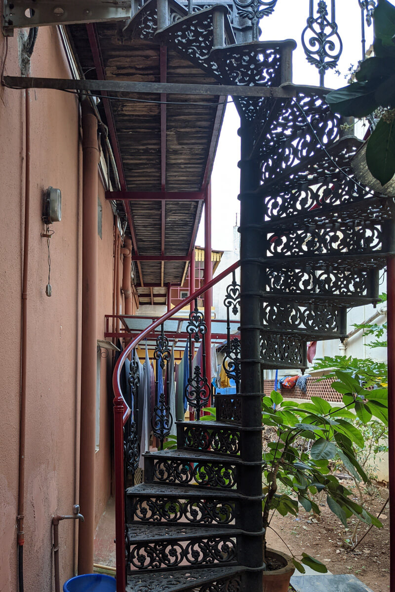 windig staircase casa cottage bangalore