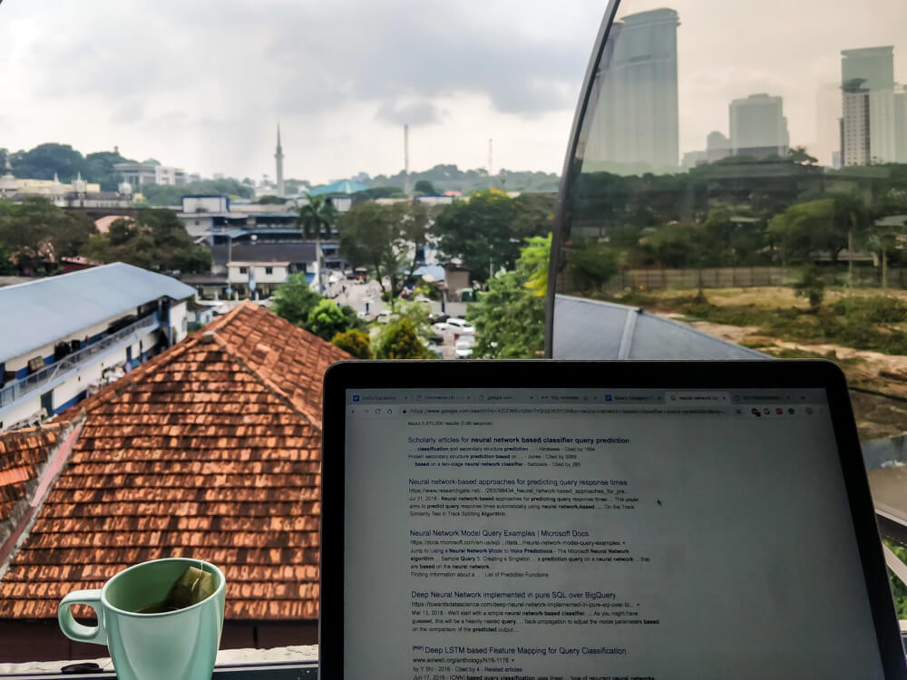 My Journey With Street Food of Malaysia – A Photo Essay 4 1 / 1 – working with a view from my dorm room in kuala lumpur.jpg