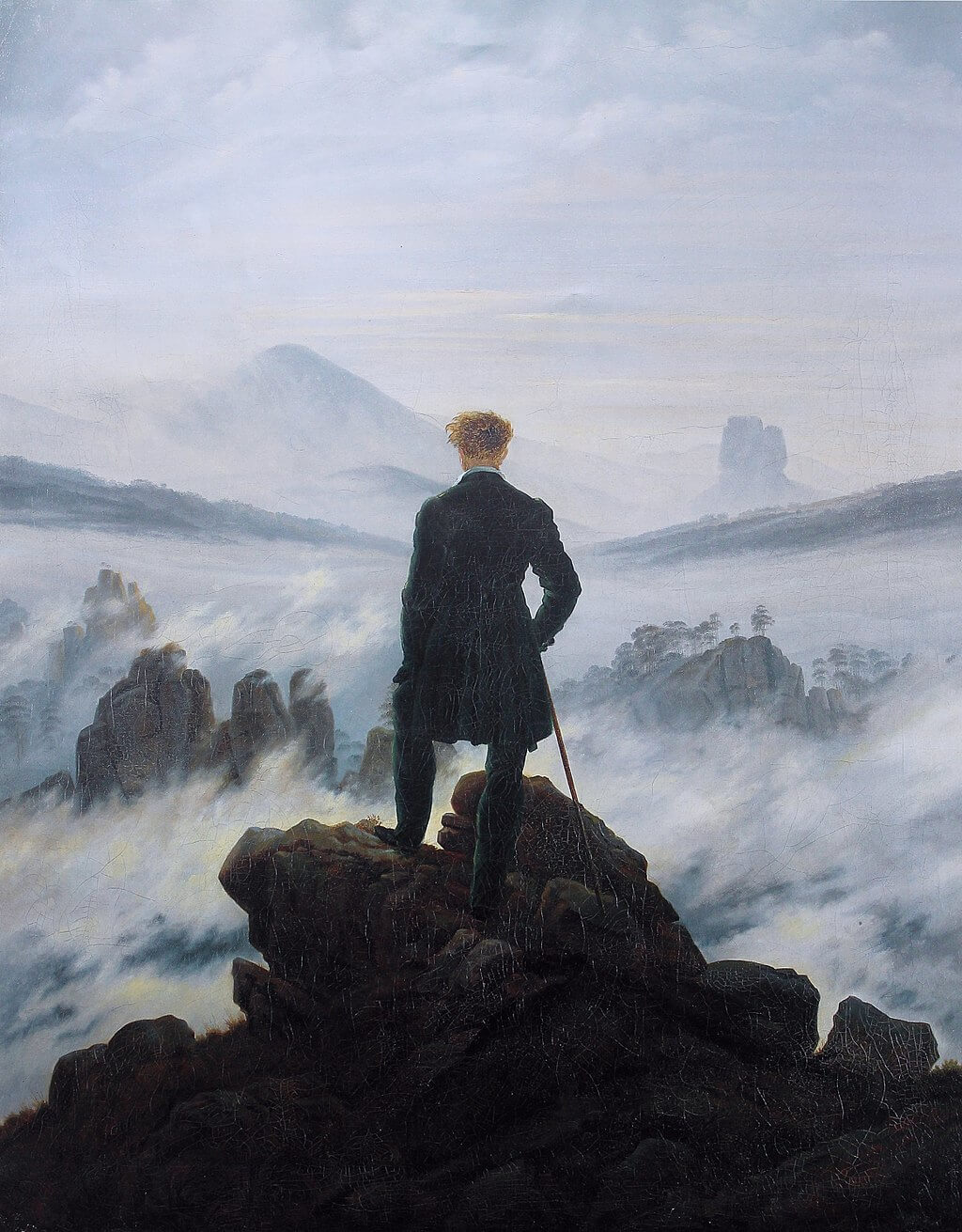 Personal Growth Isn't Happiness, But Close 14 Caspar David Friedrich, Public domain, via Wikimedia Commons