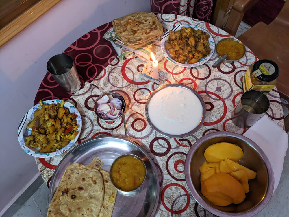 The Pandemic, Start of Our Indefinite Nomadic Journey, Crossing Barricaded Indian State Borders, Collective Helplessness, and Fundraiser Campaigns 3 dinner
