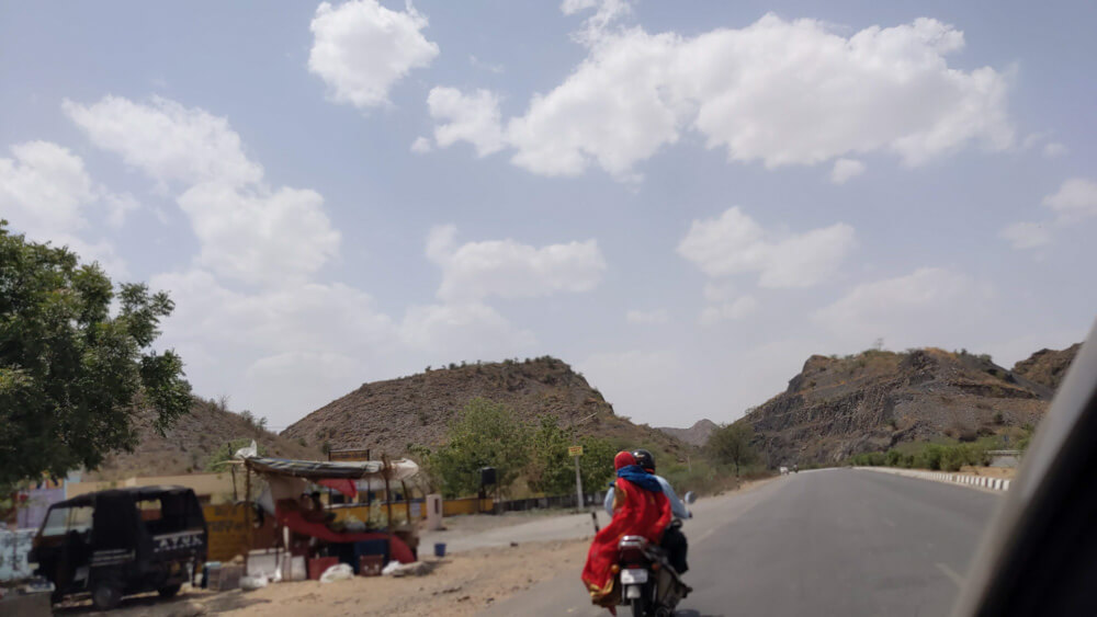 on the way to the hospital in udaipur