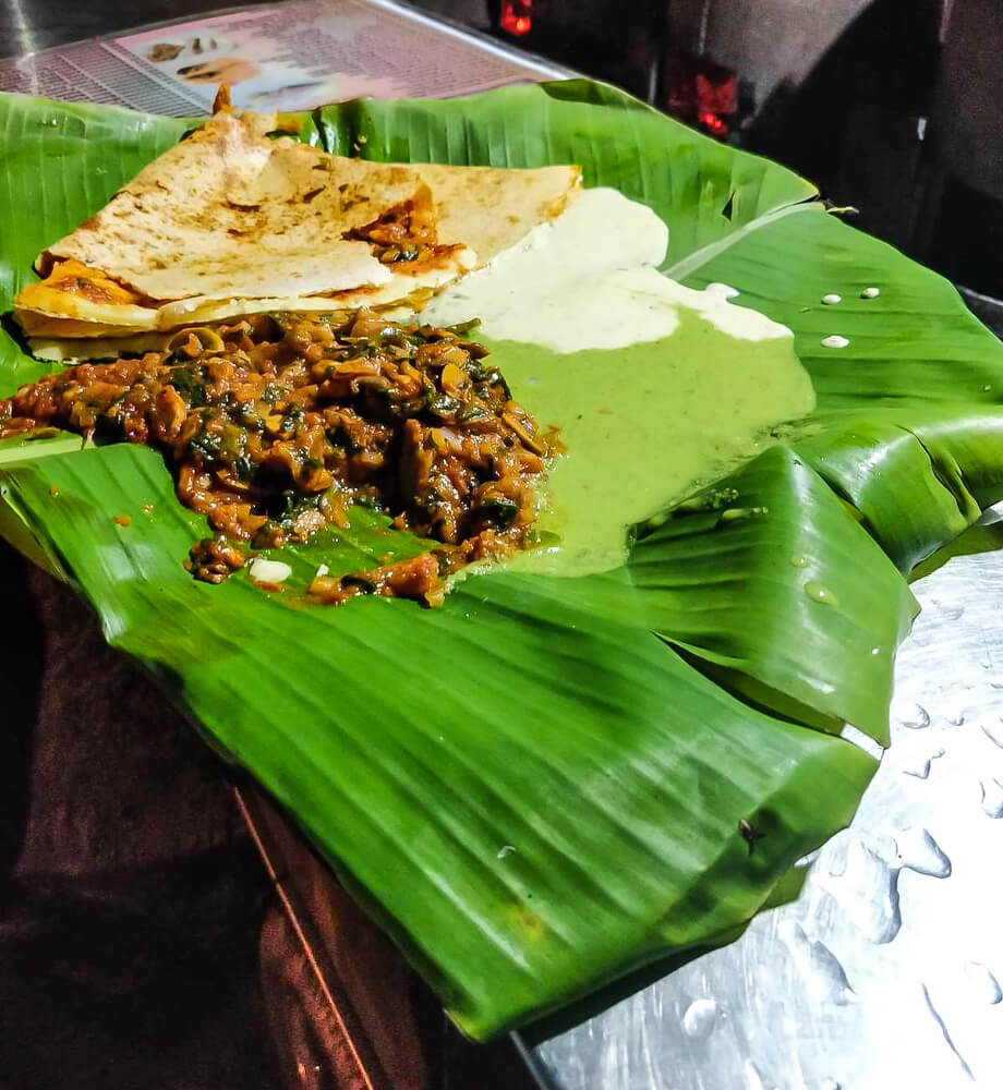 SreetsideDosa with mushrooms