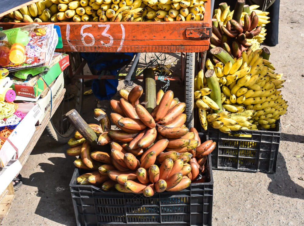 bananas near russell's market bangalore