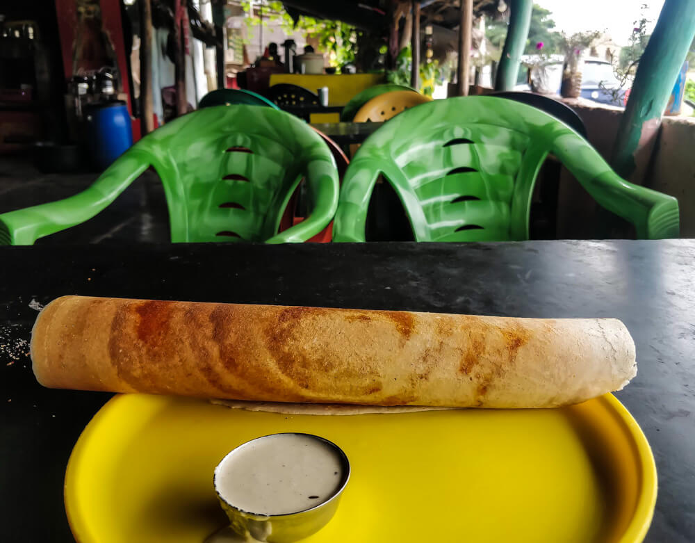 Relishing Crunchy and Soft South Indian Dosas 31 karnataka masala dosa in hampi
