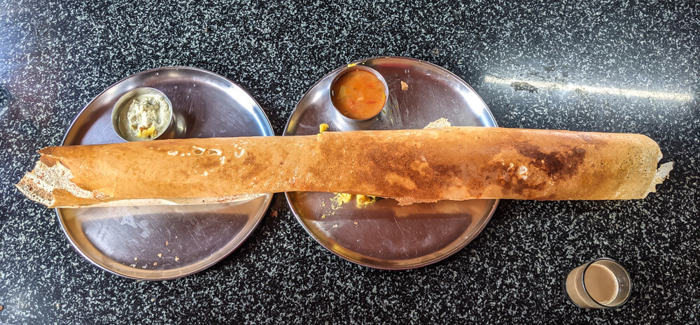 Relishing Crunchy and Soft South Indian Dosas 18 table dosa or paper dosa or family dosa in madikeri