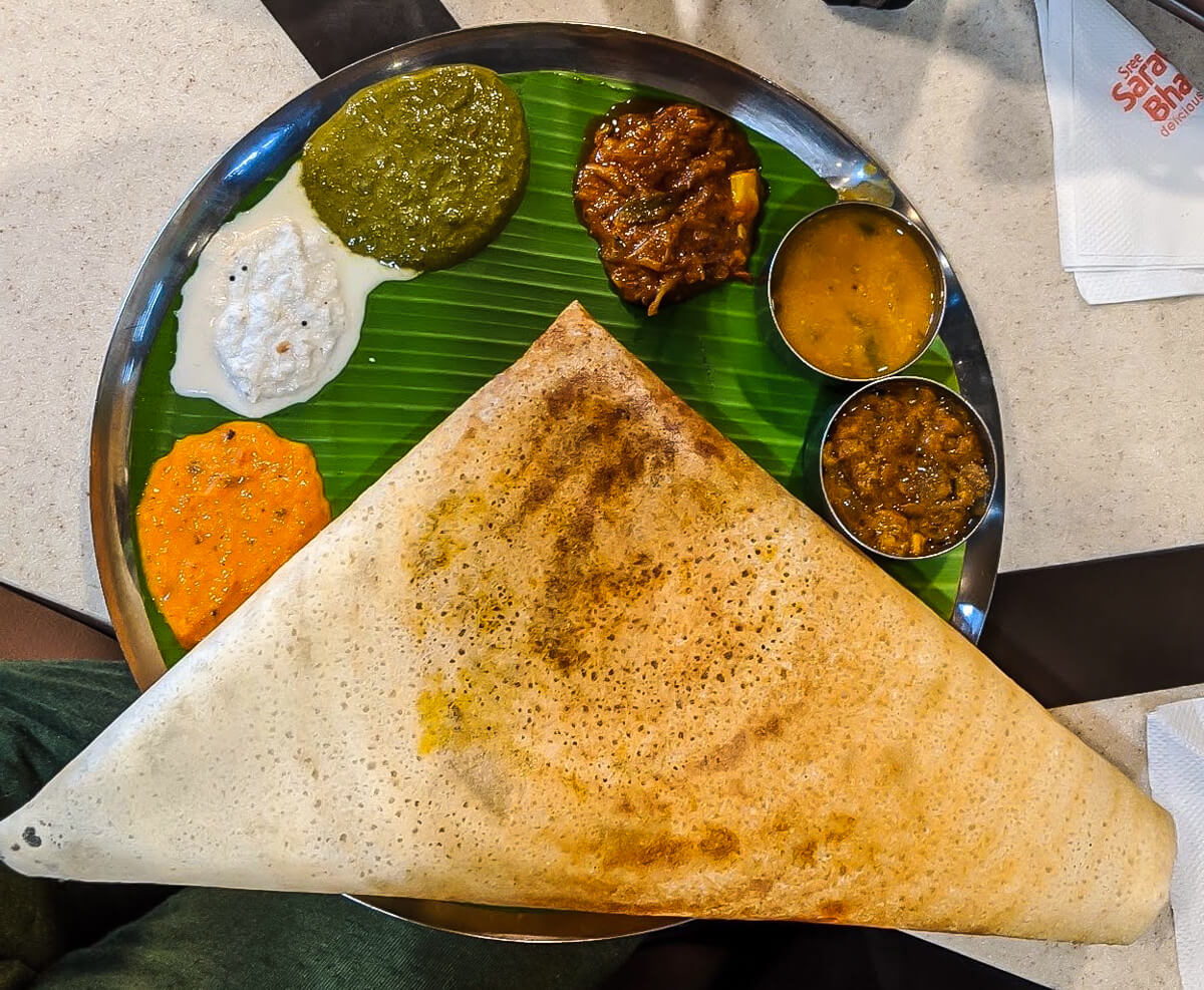 Relishing Crunchy and Soft South Indian Dosas