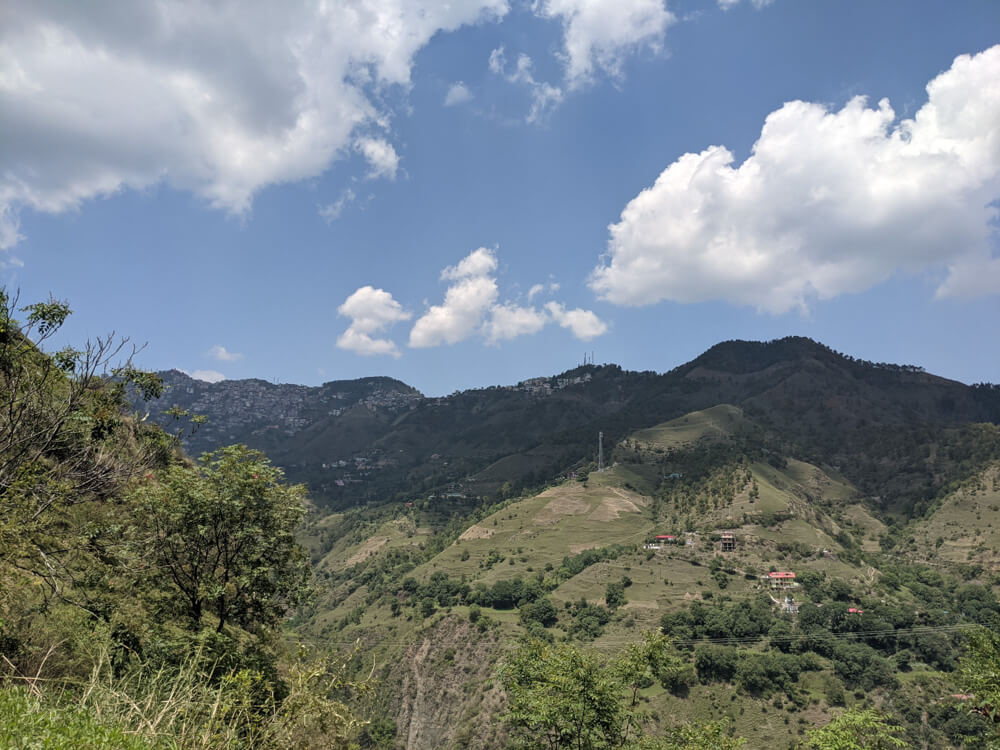 Hiking Down to the Leopard-Infested Gorge in Mehli Shimla 15 views from where we used to sit