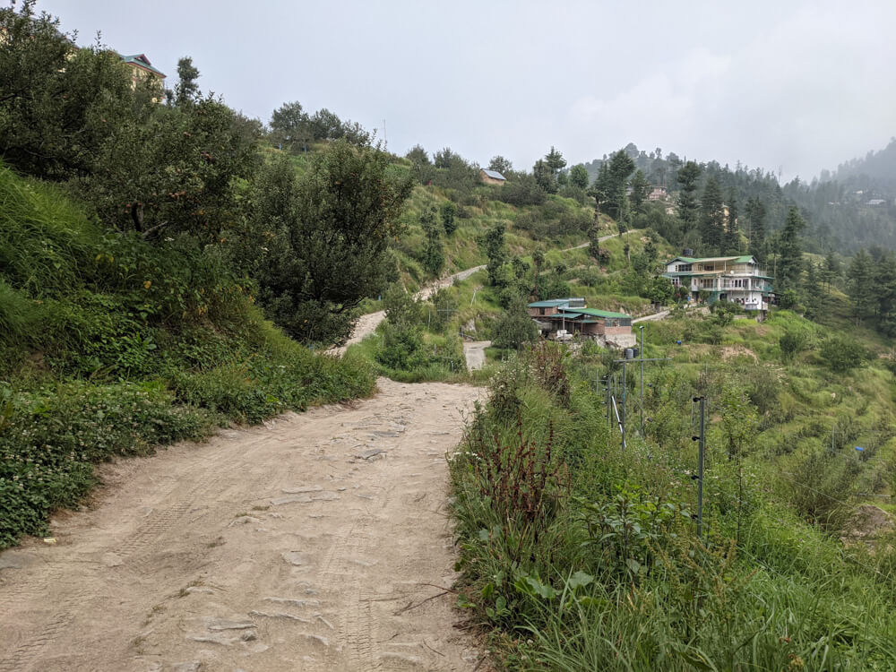 We Dared to Hike to Shikari Devi Temple (Mandi Himachal) On Our Own 10 bakhrot road to shikari devi