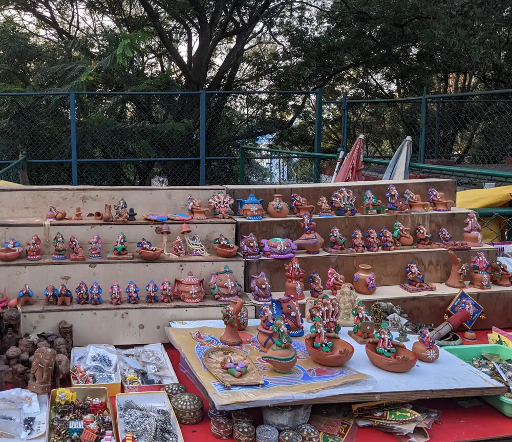 clay-idols-in-basavanagudi