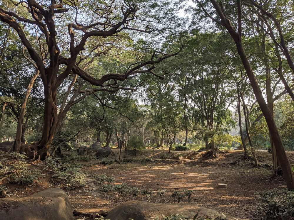 cubbon park seating area