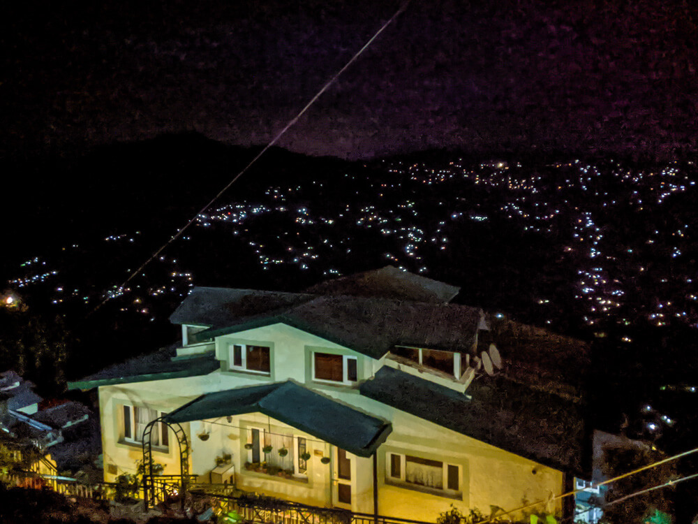 An Itinerant Writer’s Life in Mashobra, Shimla (Along With Things To Do) 9 night view mashobra