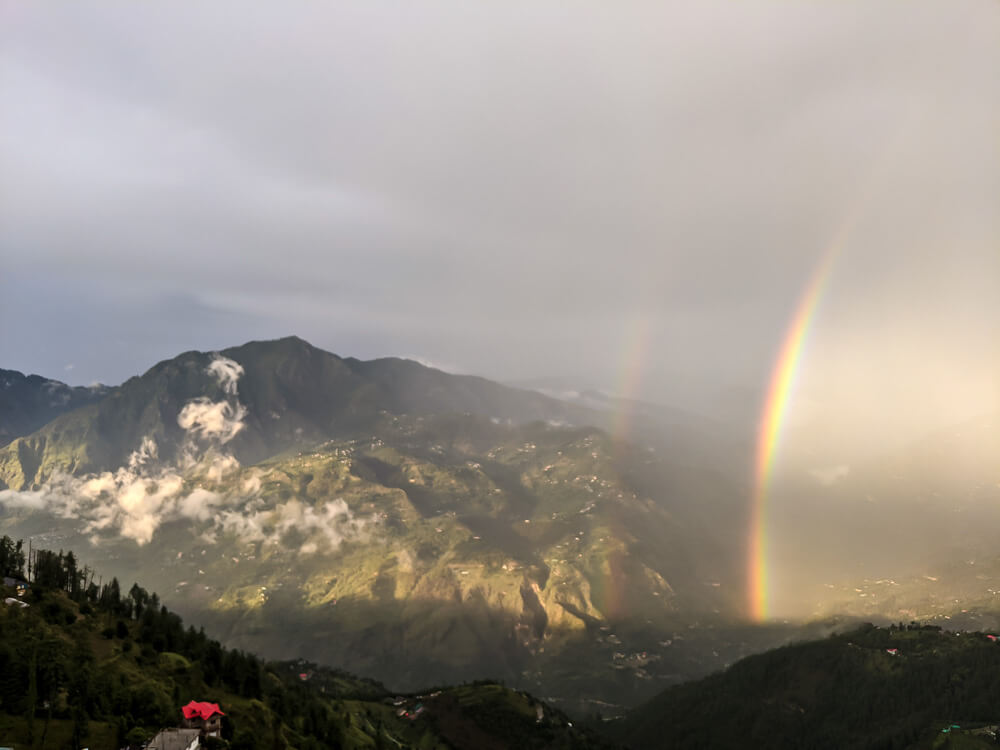 An Itinerant Writer’s Life in Mashobra, Shimla (Along With Things To Do) 16 rainbow in mashobra himachal