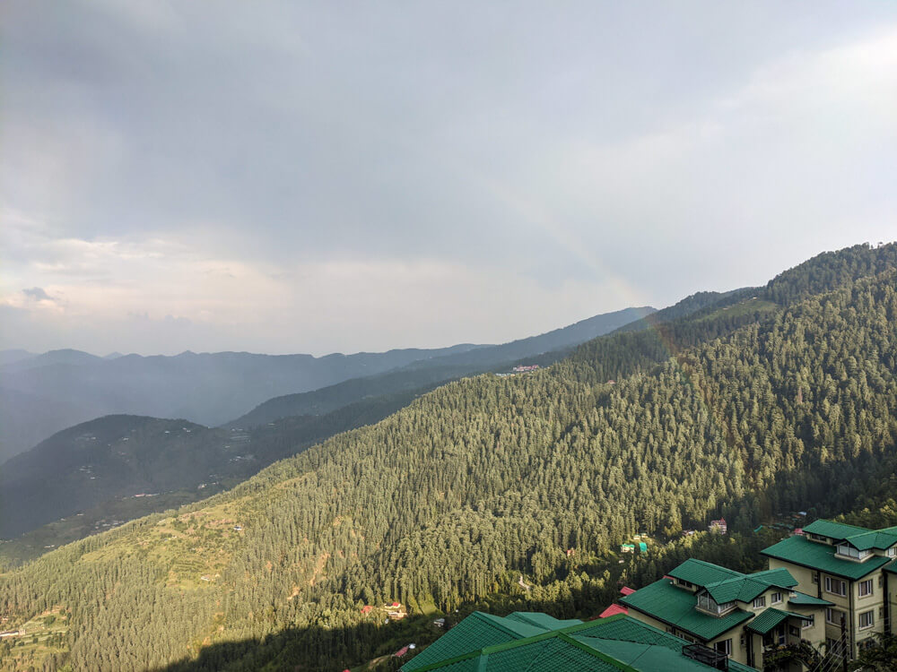 views from mashobra himachal pradesh