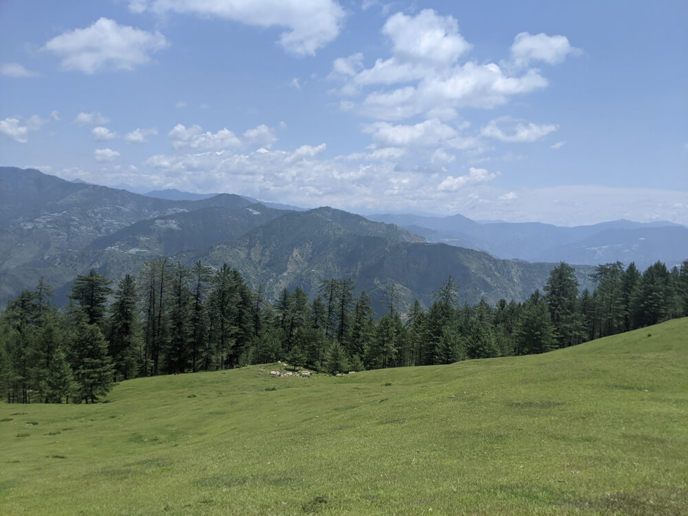 views from the pastures of kanag sarion village