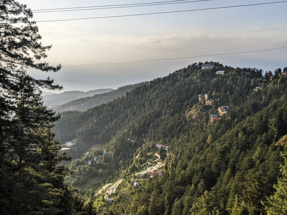 views from the village of Mashobra