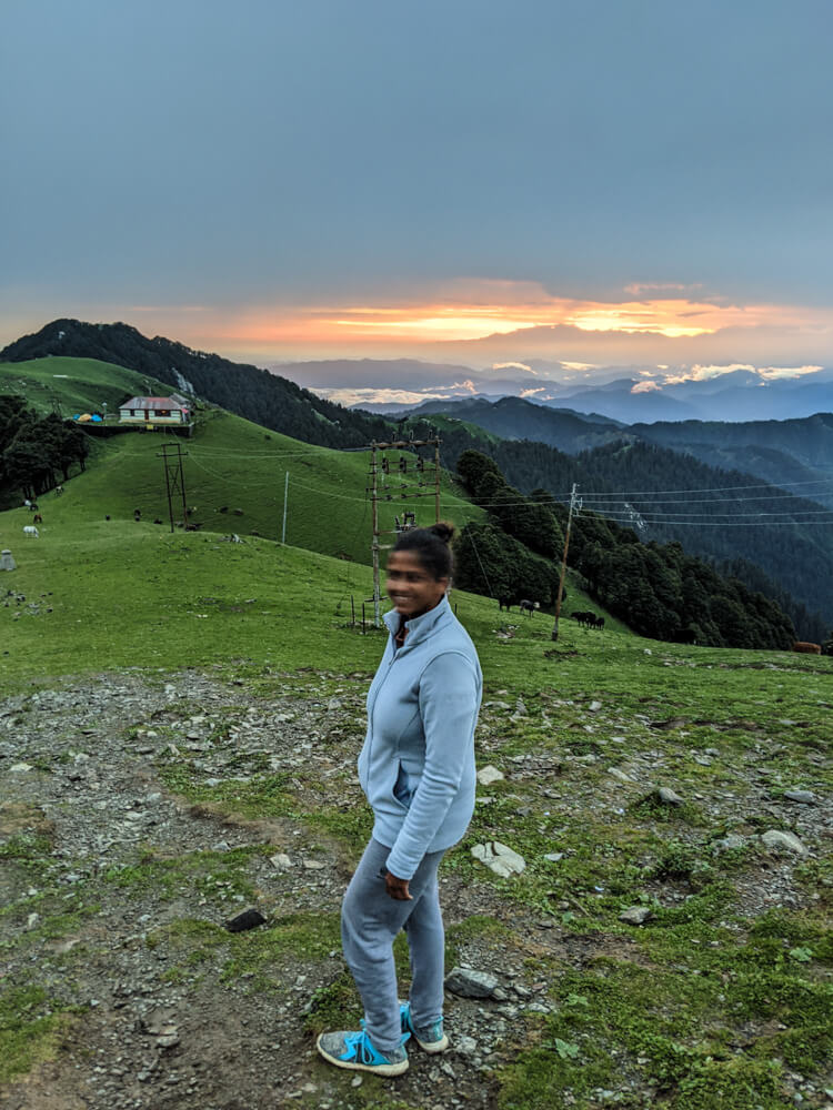 Shoe Shopping in Karsog Mandi – Things Nomadic Writers Have To Do 2 1 / 1 – hiking away in my blue Adidas shoes in Shikari.jpg