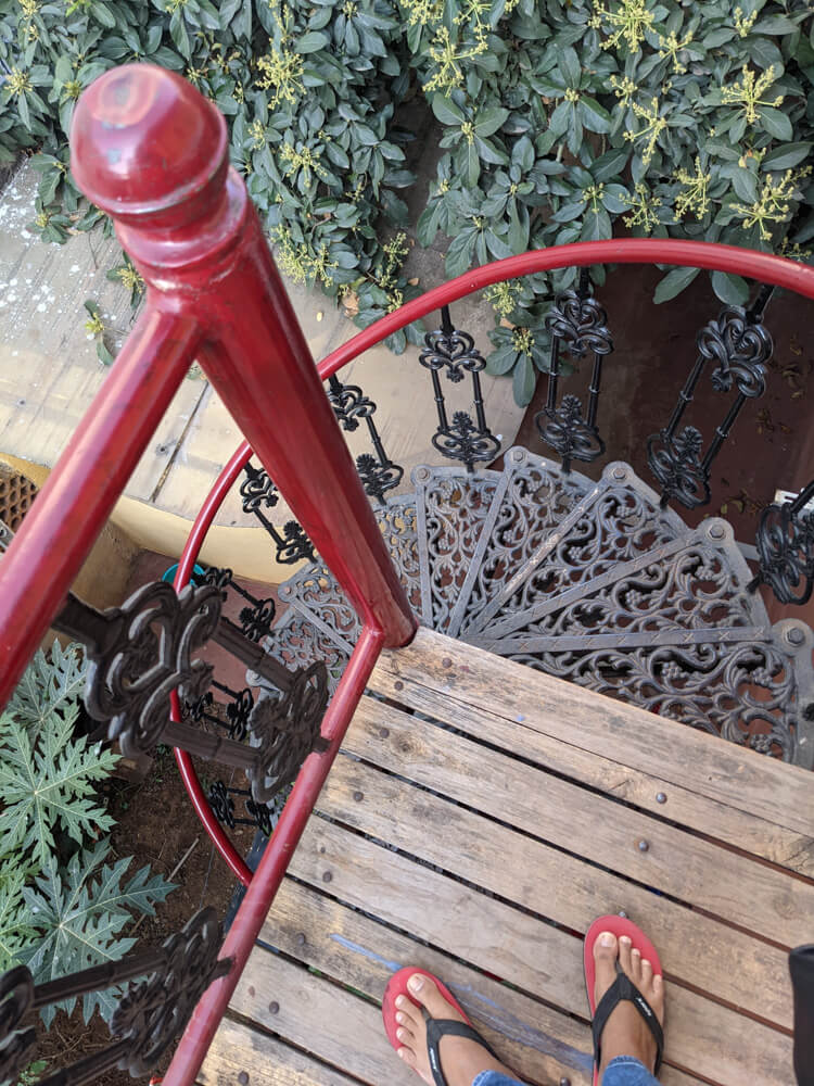 stairs of casa cottage