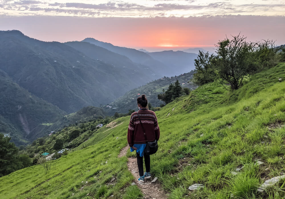 walking on mountains in gagal near mashobra shimla himachal four years of blog celebration.jpeg