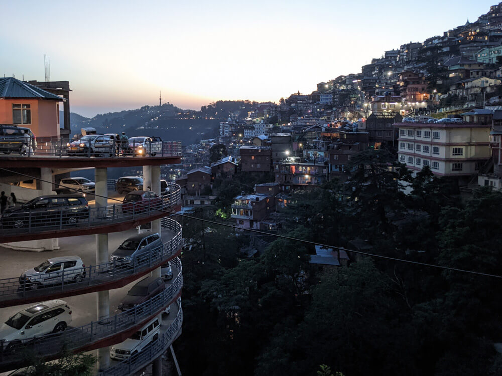 crowded shimla