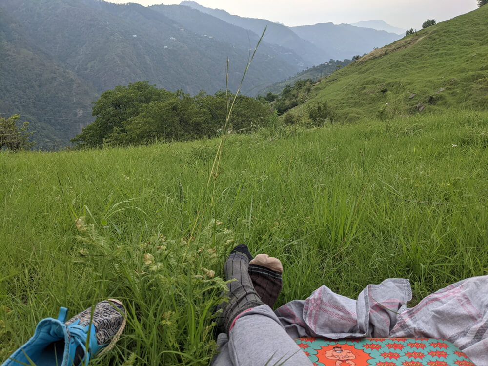Favorite Himachal Pradesh Moments in 71 Photos 3 enjoying in the grass