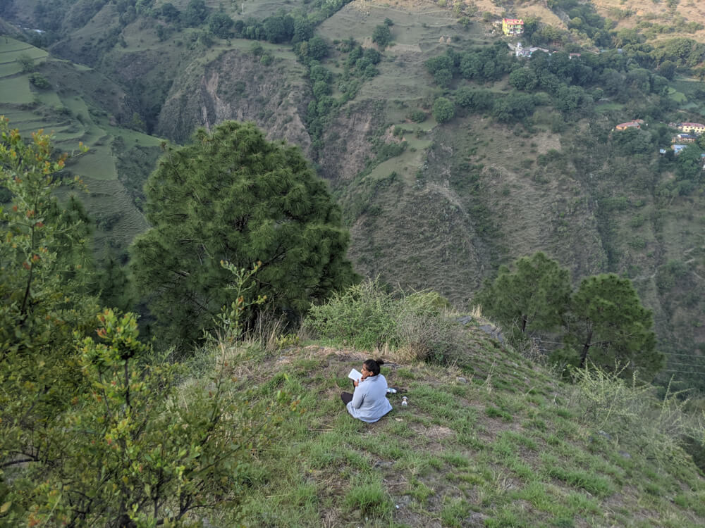 writing in the jungles of shimla district