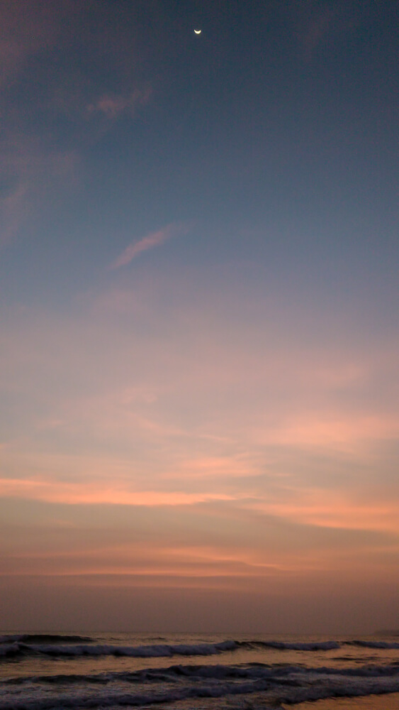 sunset and moon agonda goa