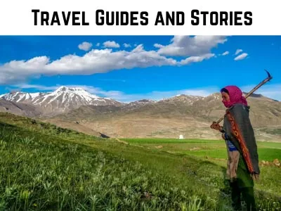 On My Canvas | Personal Growth and Travel Blog of a Nomadic Indian Writer 12 travel stories and guides category shown through a farmer Spitian woman in Himachal Pradesh India carrying an axe on her shoulder