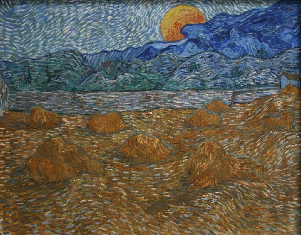 How to Sort Through the Mundane For Creative Living 3 2048px-Landscape_with_wheat_sheaves_and_rising_moon painting used for creative life