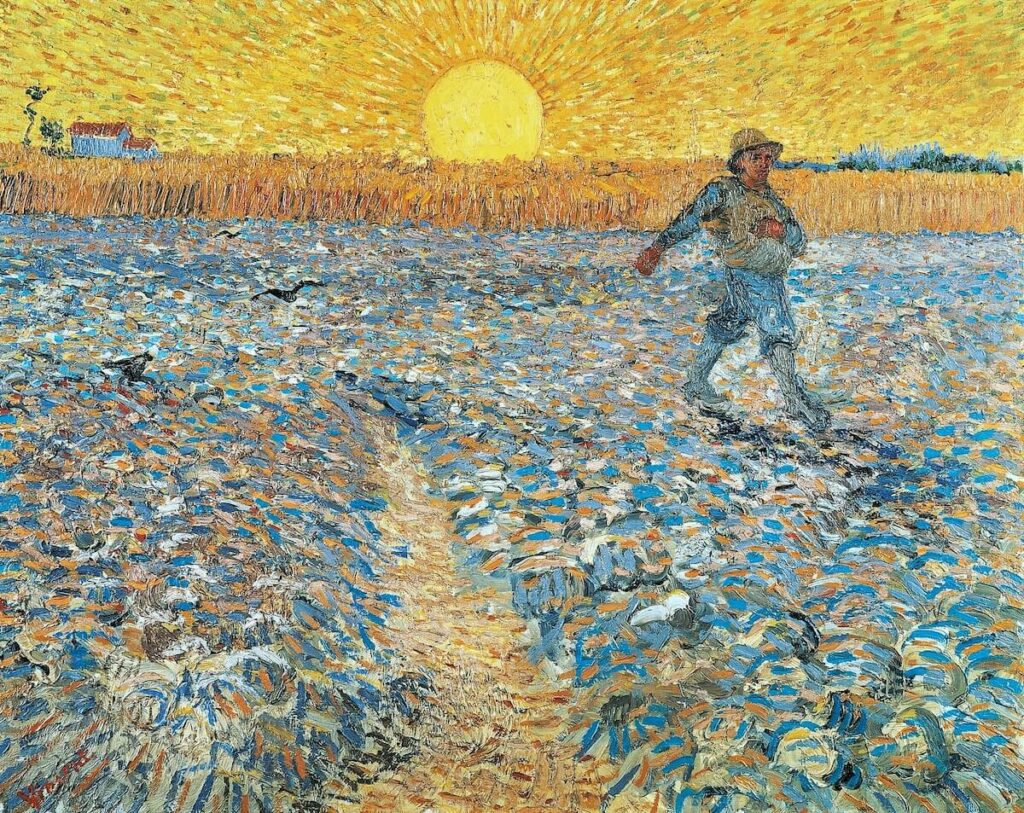 The_Sower vincent van gogh painting 