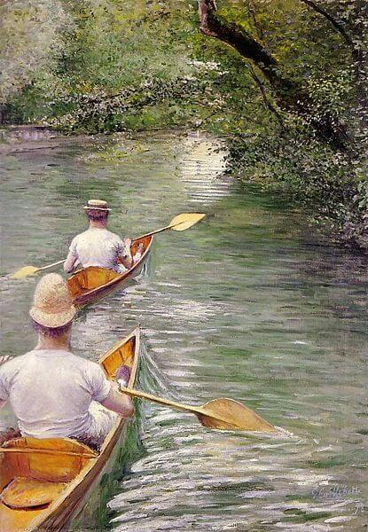 415px G. Caillebotte Les Périssoires 1878 men rowing 1