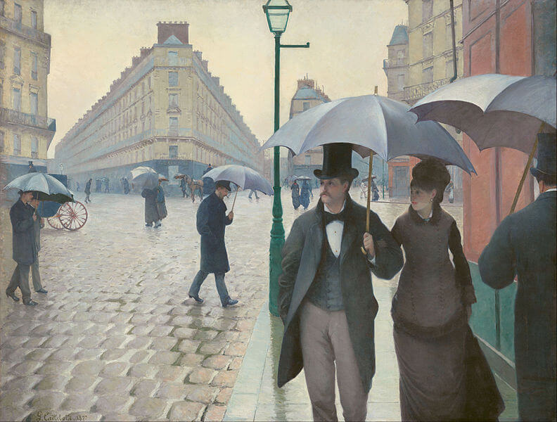 792px Gustave Caillebotte Paris Street Rainy Day Google Art Project 1