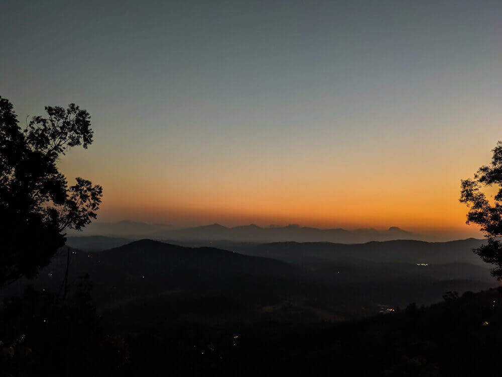 night-view-of-hills-around-Coorg