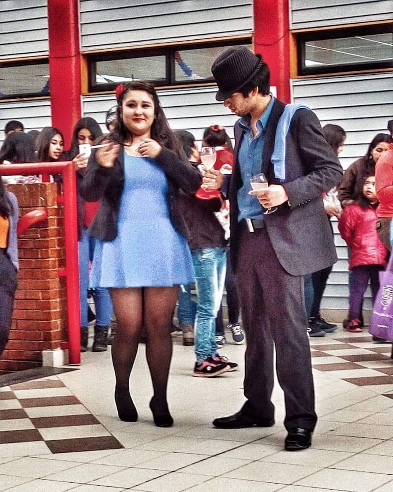 fiestas+patrias+castro+chiloe+chile a couple dancing perfect example of the culture of chile