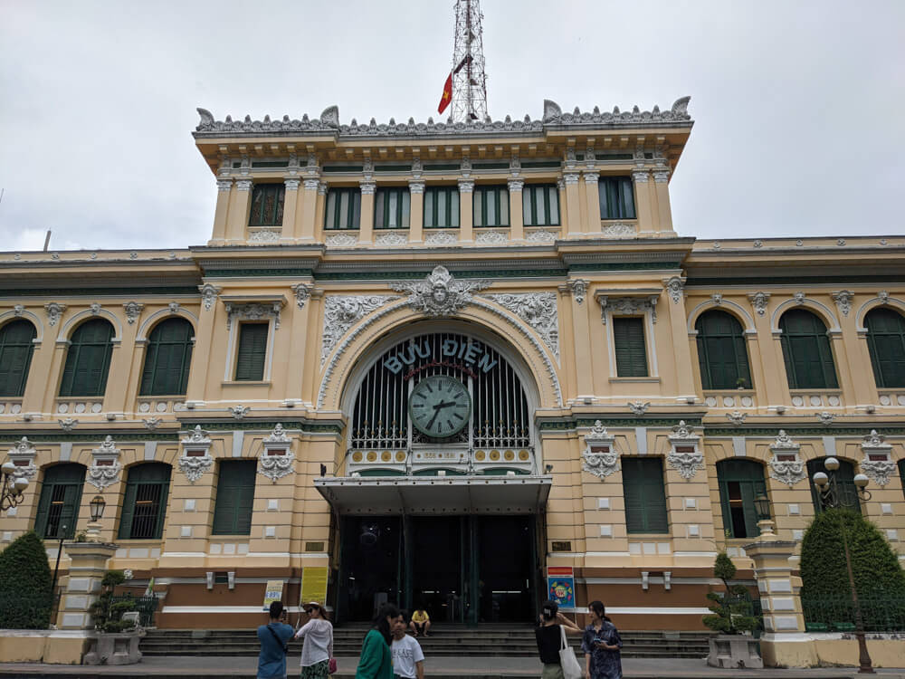 Fish Soup, Crazy Streets, and Night Markets in Saigon 17 central-post-office-saigon.jpg