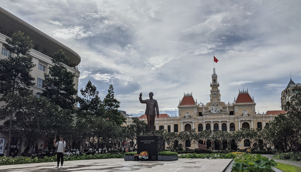Fish Soup, Crazy Streets, and Night Markets in Saigon 43 finally-we-find-the-ho-chi-minh-statue.jpg