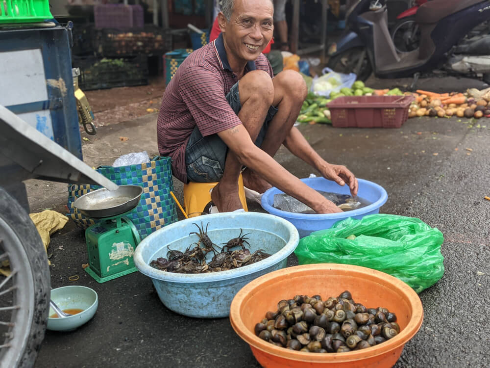 Meat-Free Fish Soup, Shoes, and Night Markets in Saigon