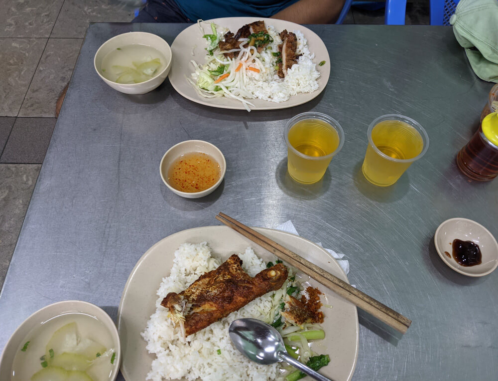 Fish Soup, Crazy Streets, and Night Markets in Saigon 12 rice buffet in saigon vietnam
